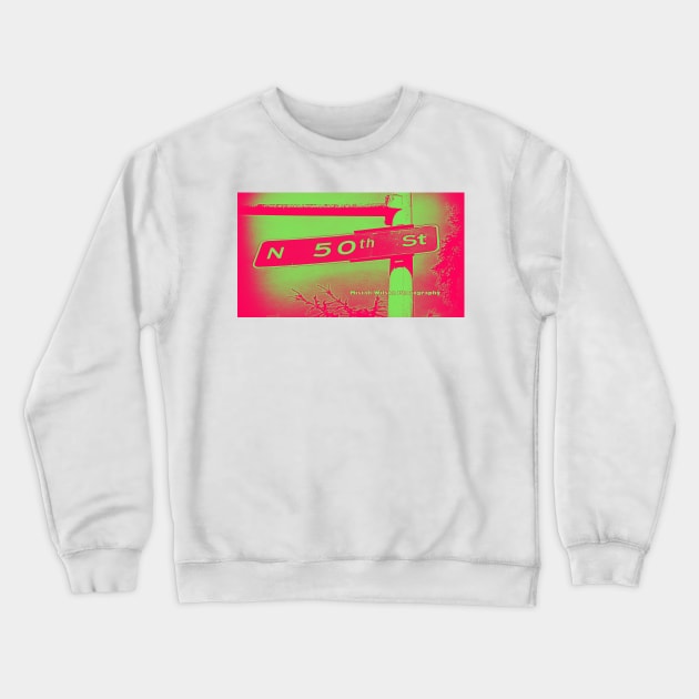 50th Street, Seattle, Washington by Mistah Wilson Crewneck Sweatshirt by MistahWilson